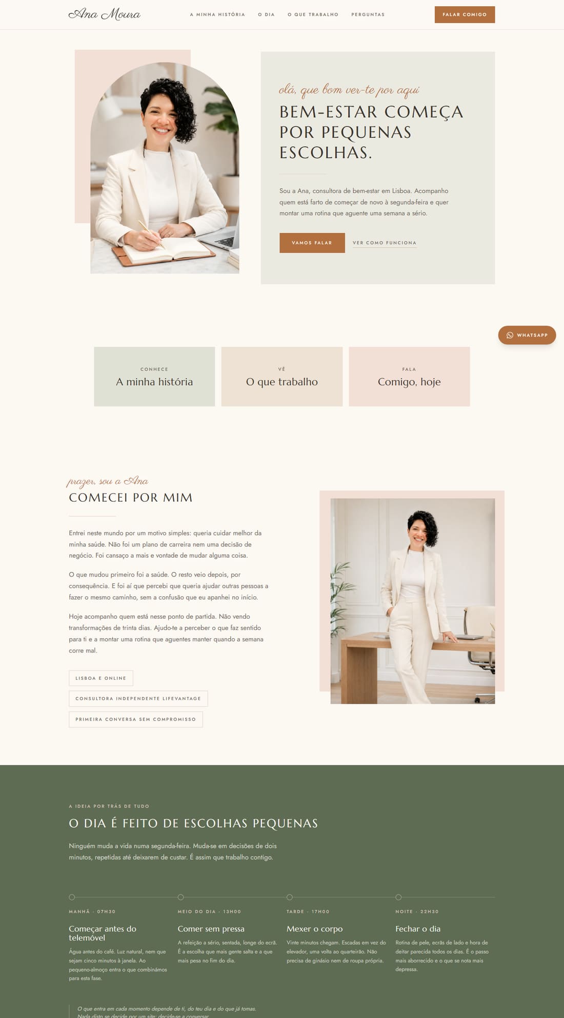 Site de Ana Moura