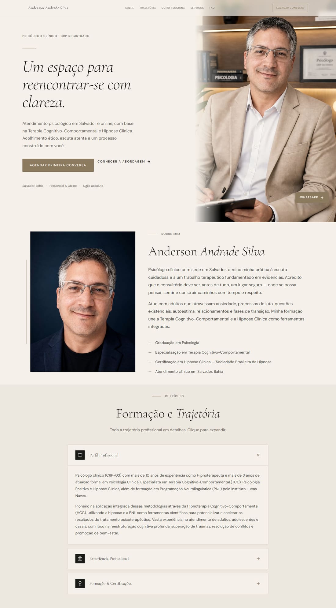 Site de Anderson Andrade Silva