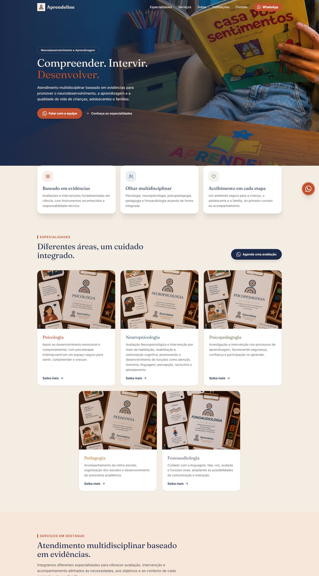 Site de Aprendeline