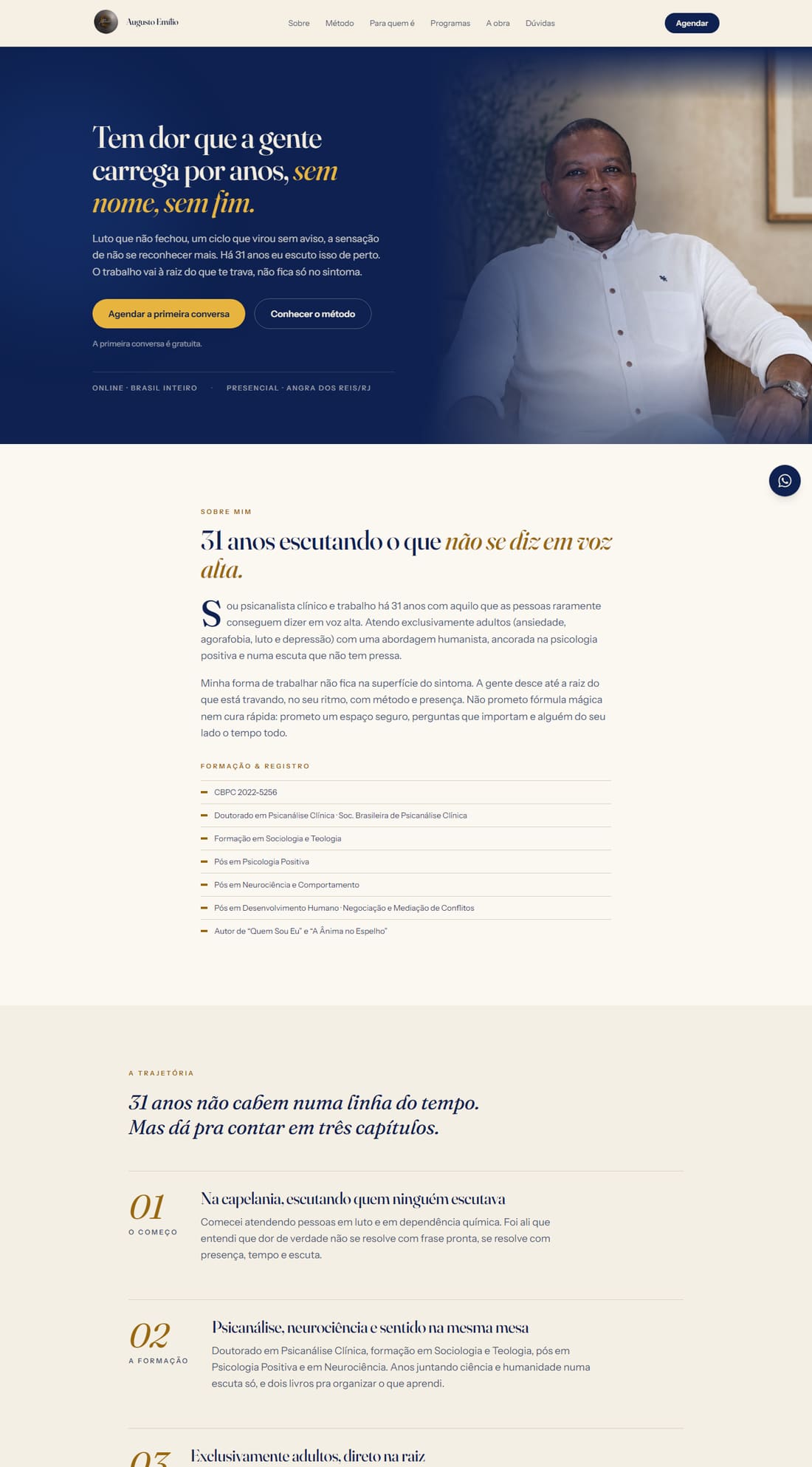 Site de Augusto Emílio