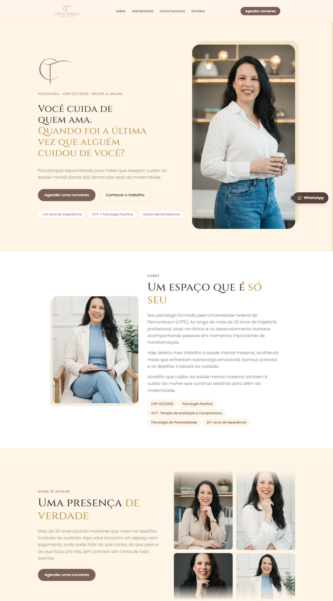 Site de Cintia Tereza