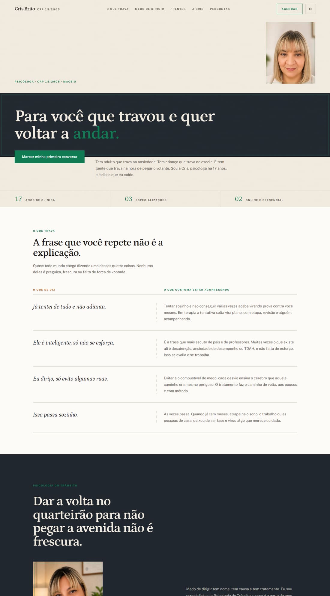 Site de Cris Brito