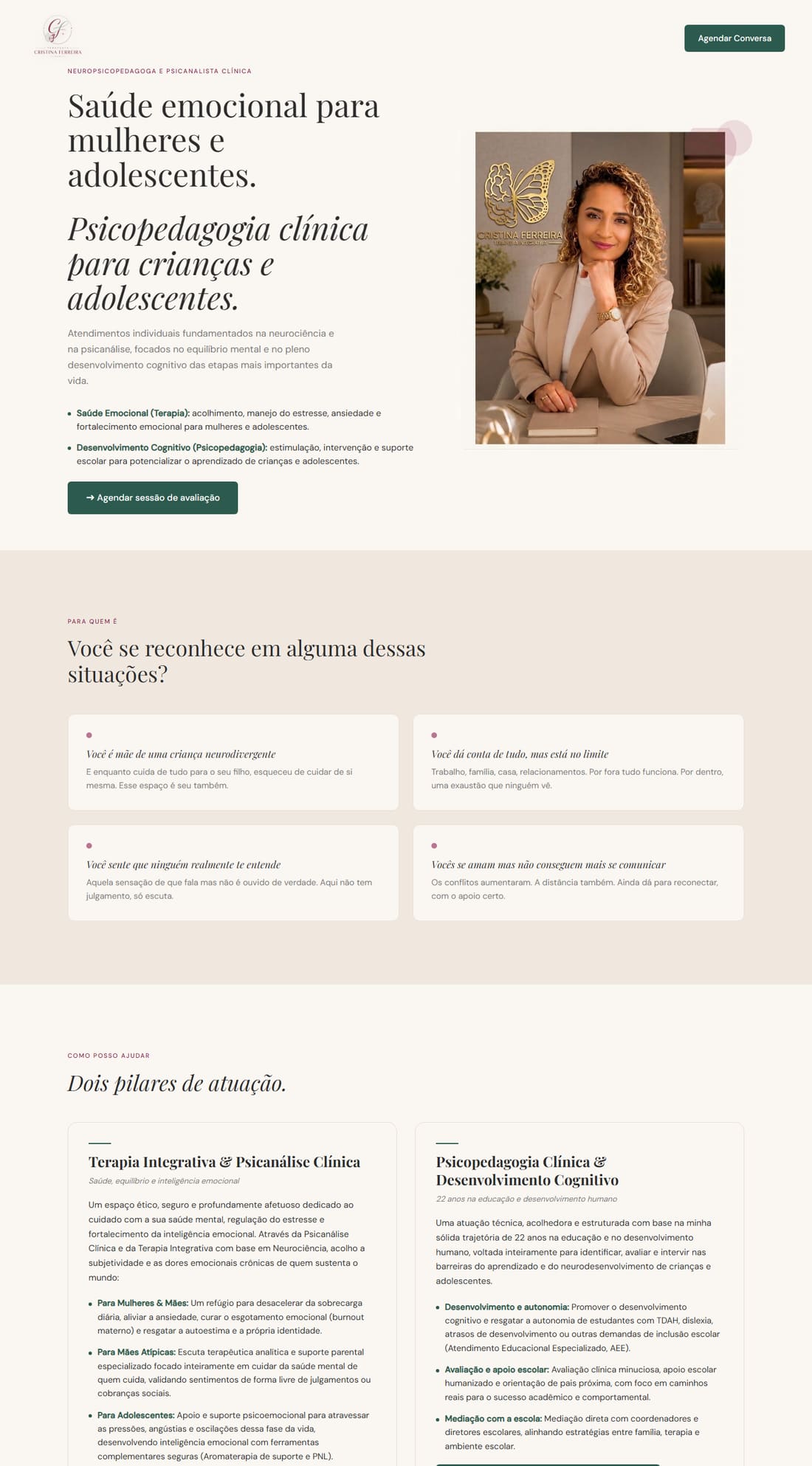Site de Cristina Ferreira