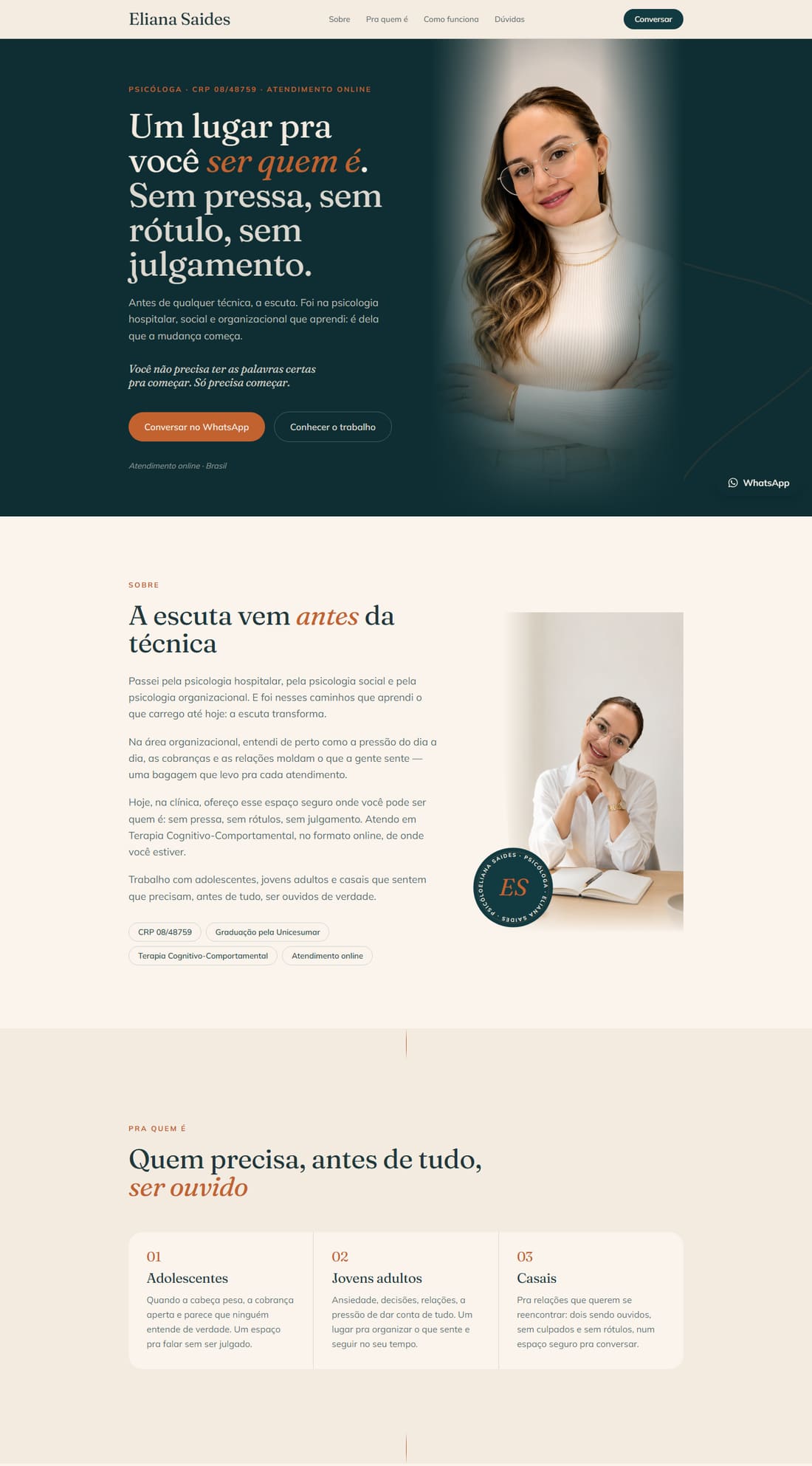 Site de Eliana Saides