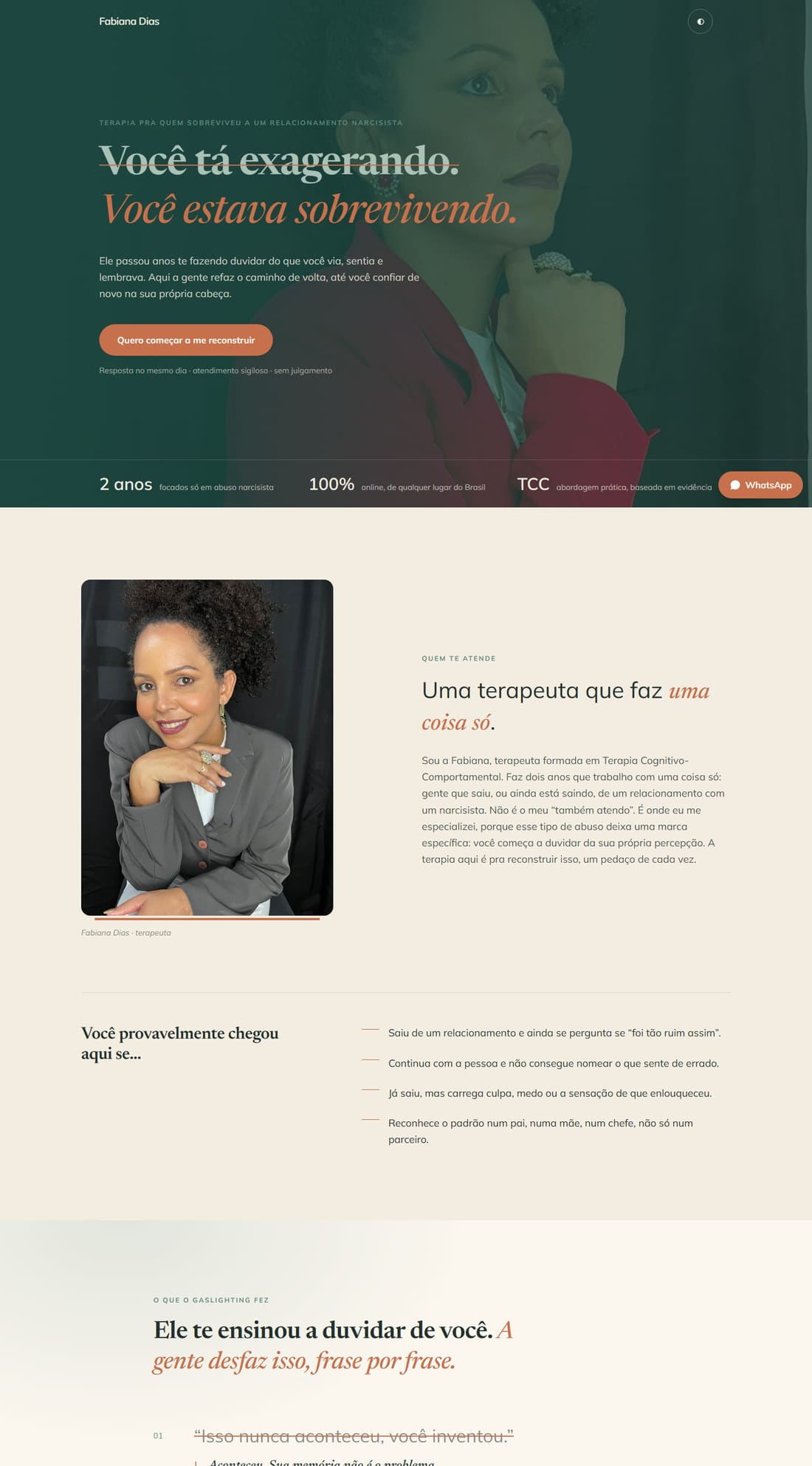 Site de Fabiana Dias