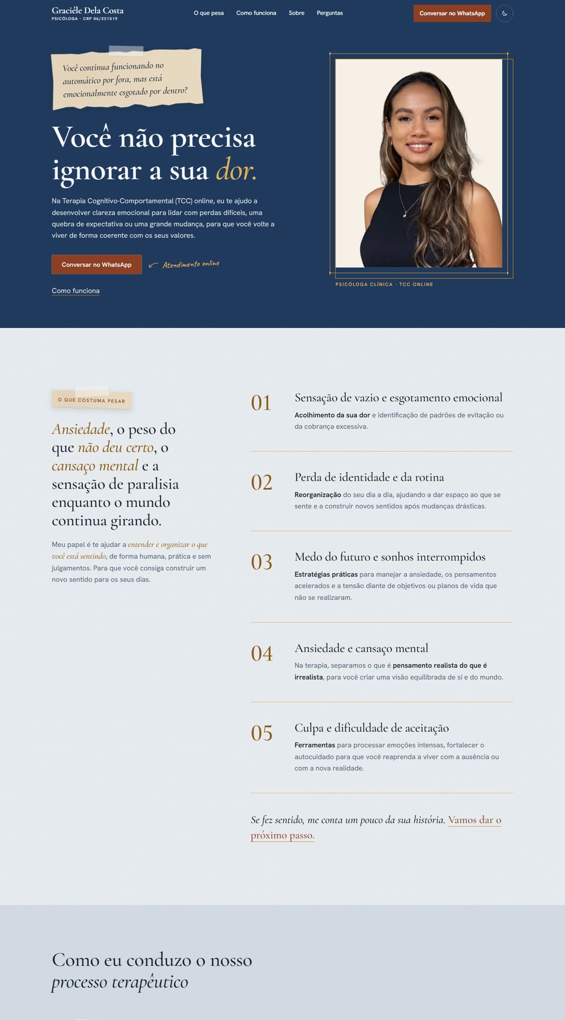 Site de Graciéle Dela Costa