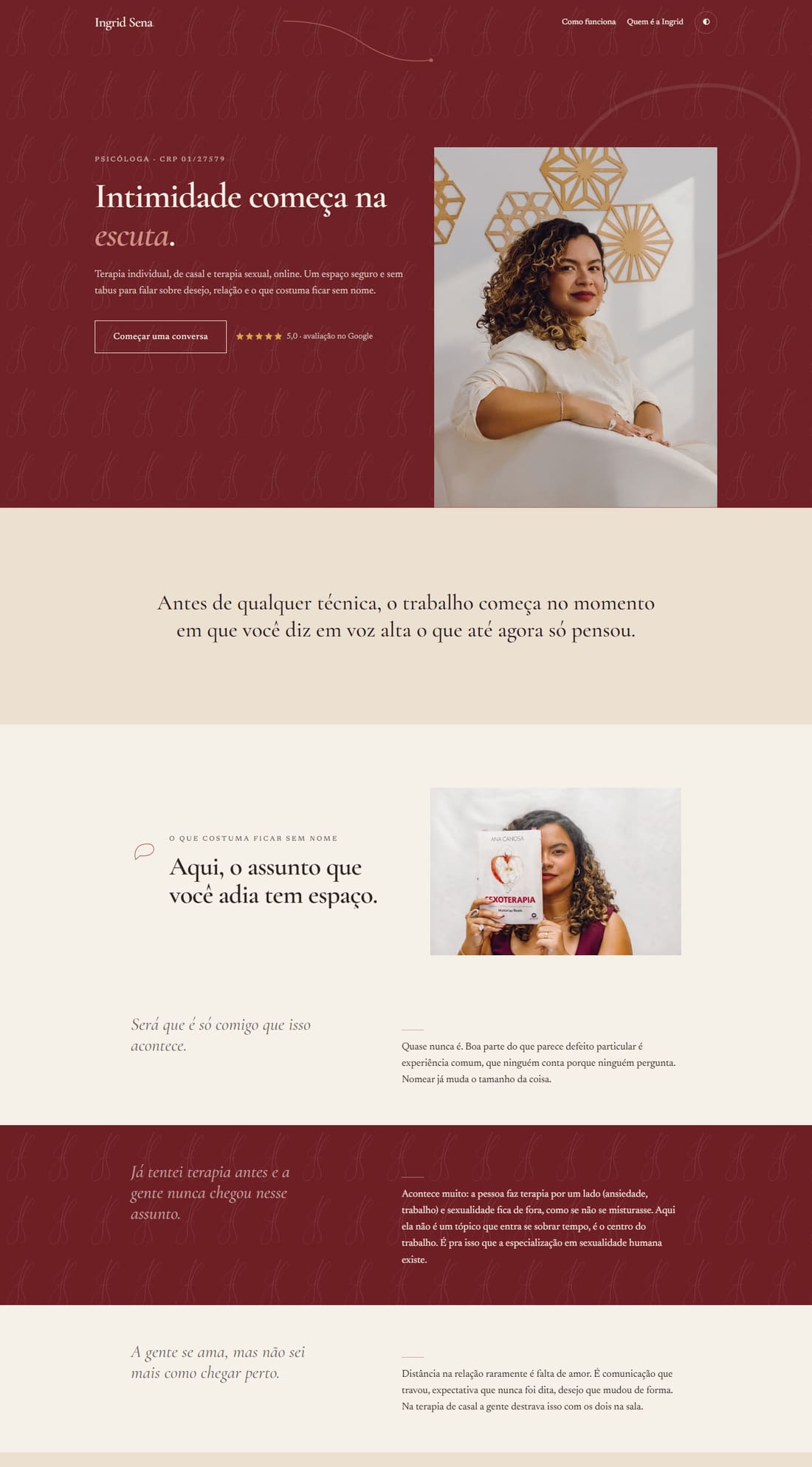 Site de Ingrid Sena