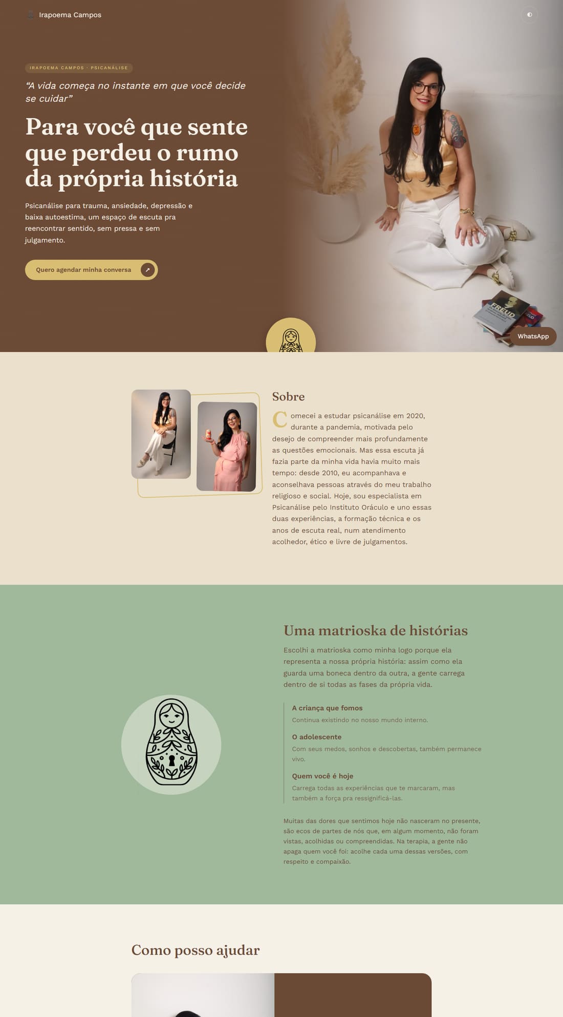 Site de Irapoema Campos