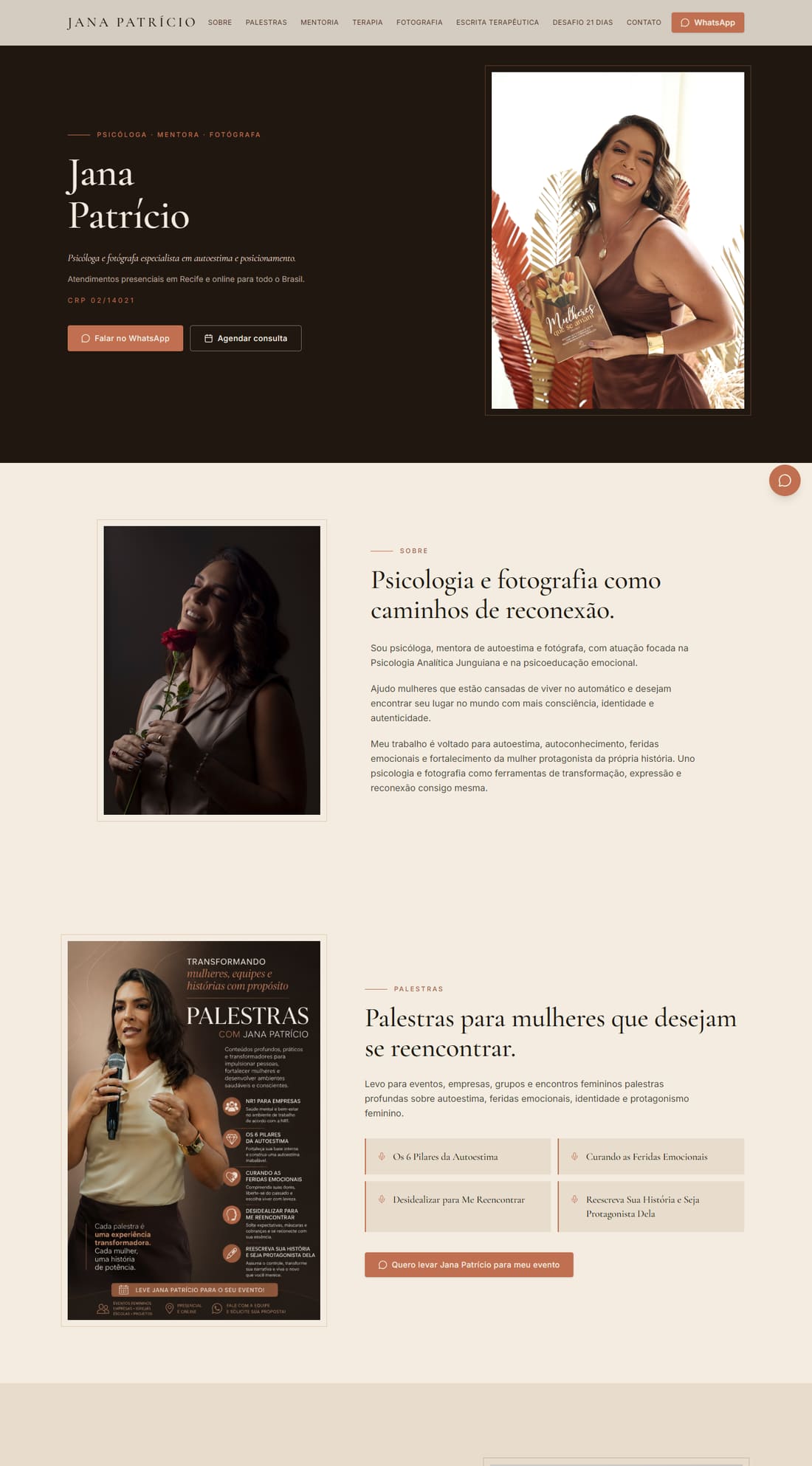 Site de Jana Patrício