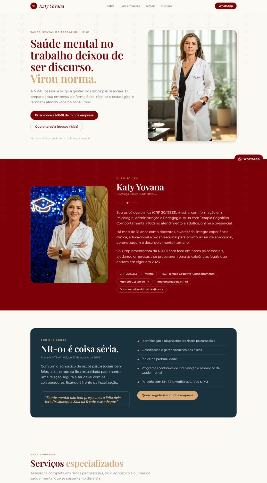 Site de Katy Yovana