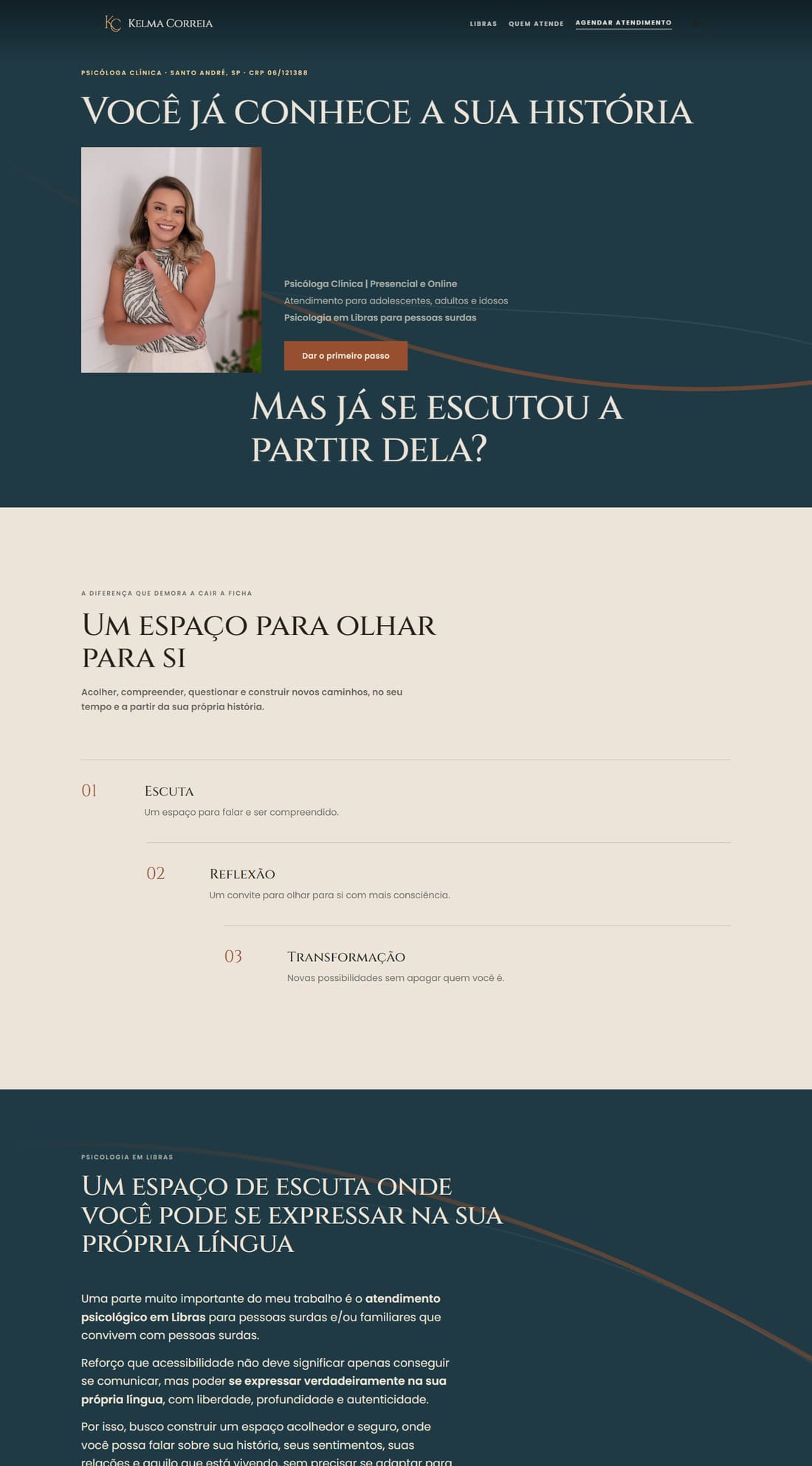Site de Kelma Correia