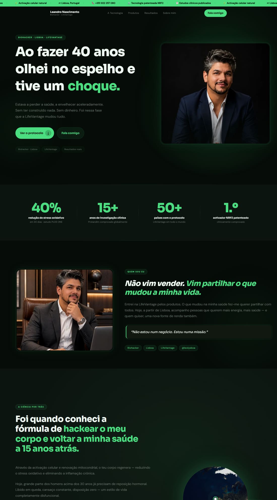 Site de Leandro Nascimento