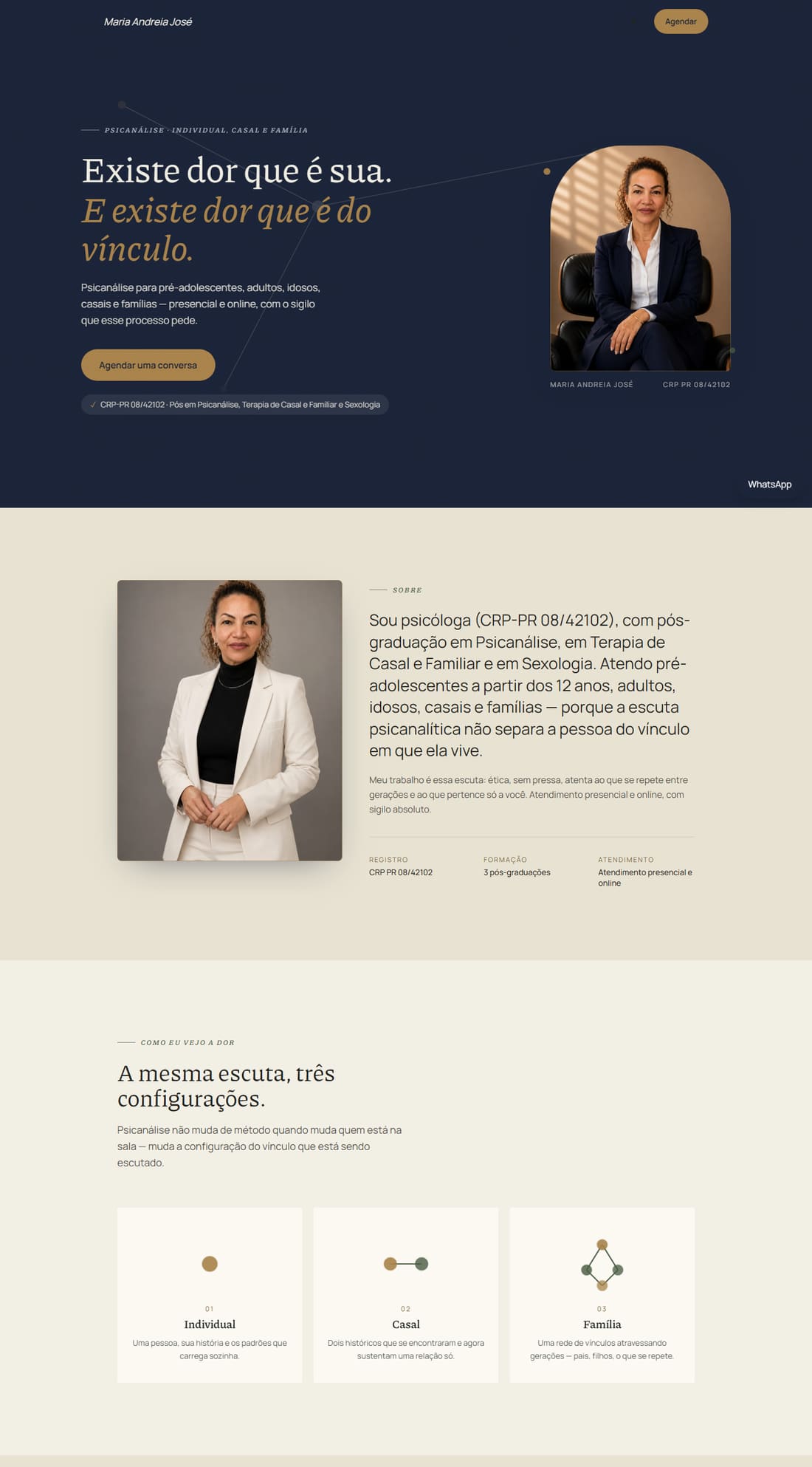 Site de Maria Andreia José