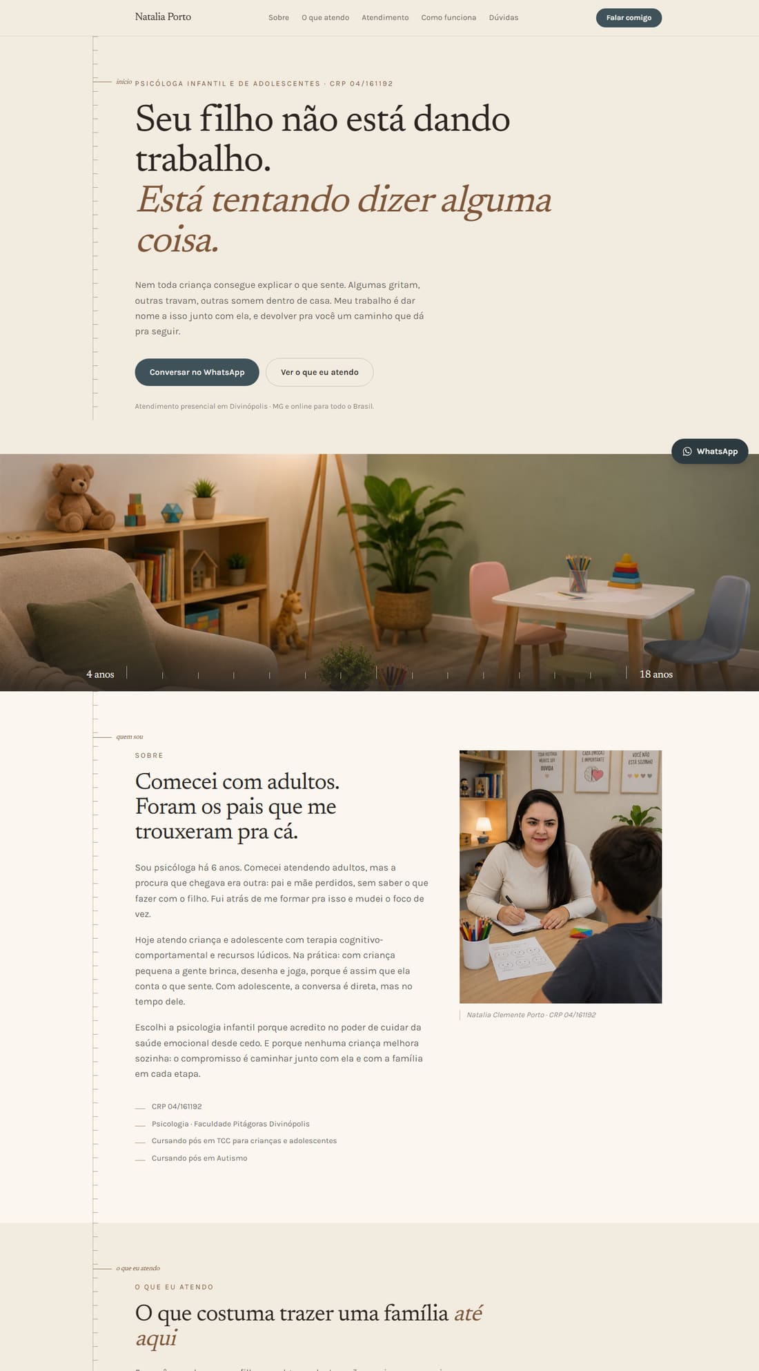 Site de Natalia Porto