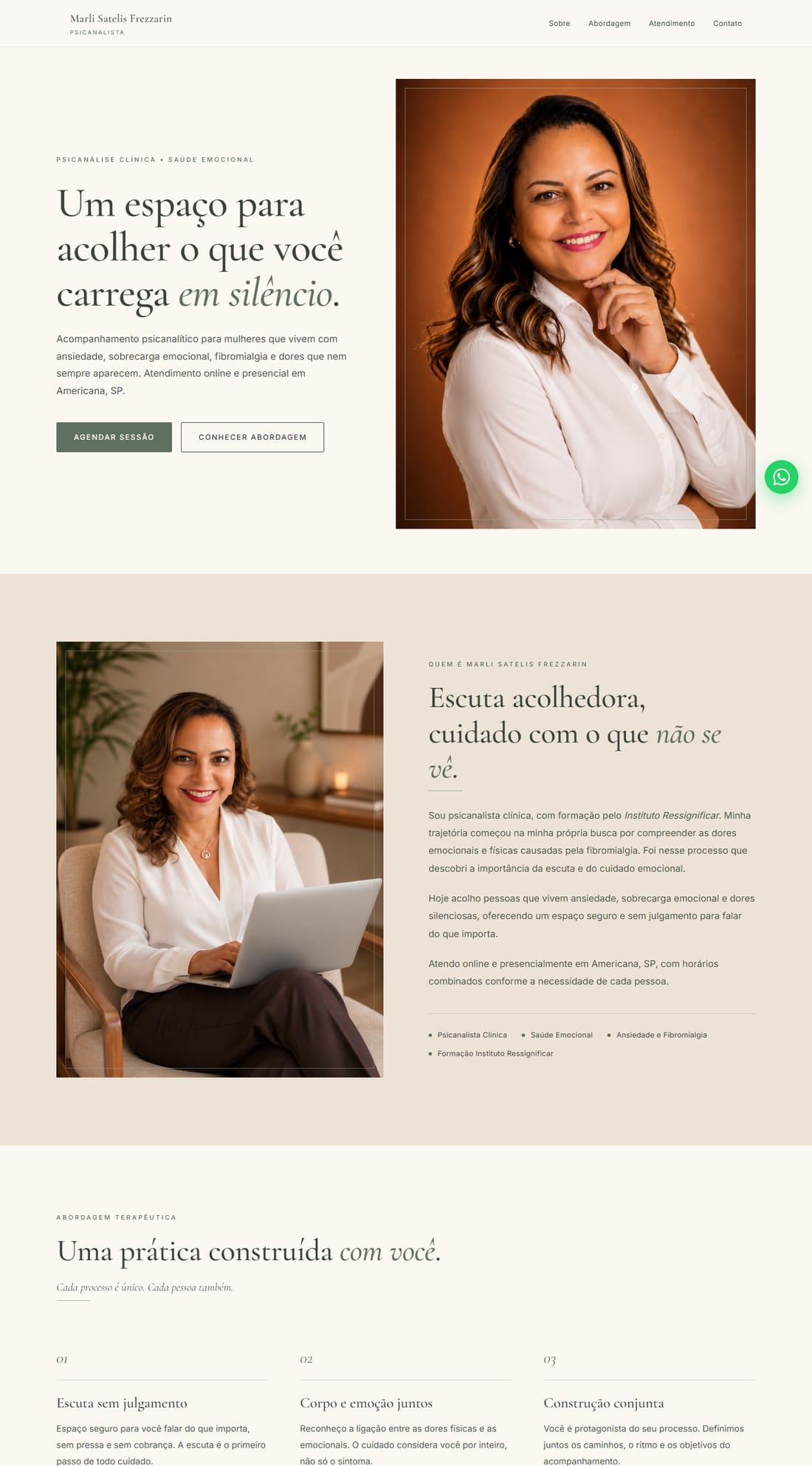Site de Marli Satelis Frezzarin