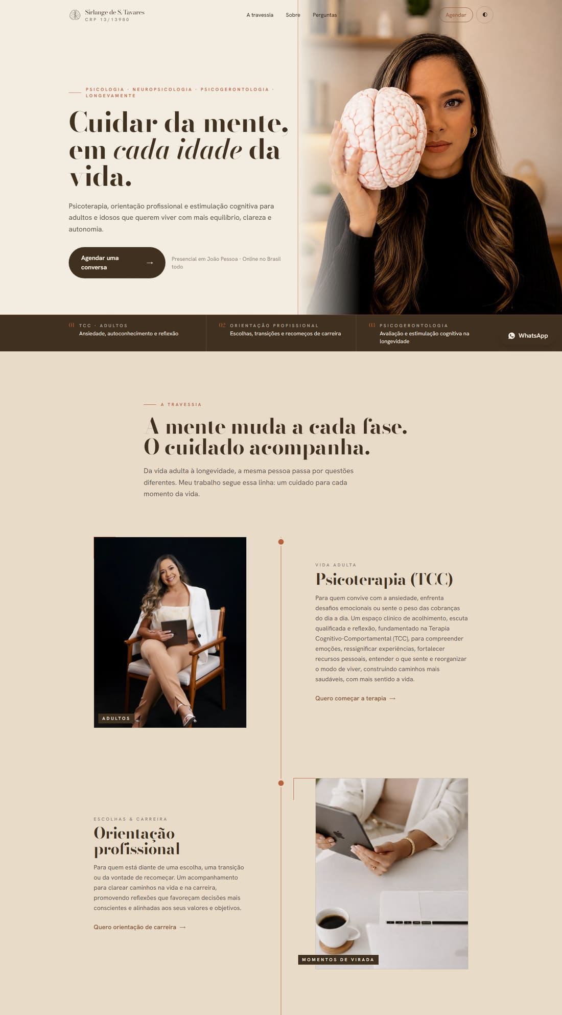 Site de Sirlange Tavares