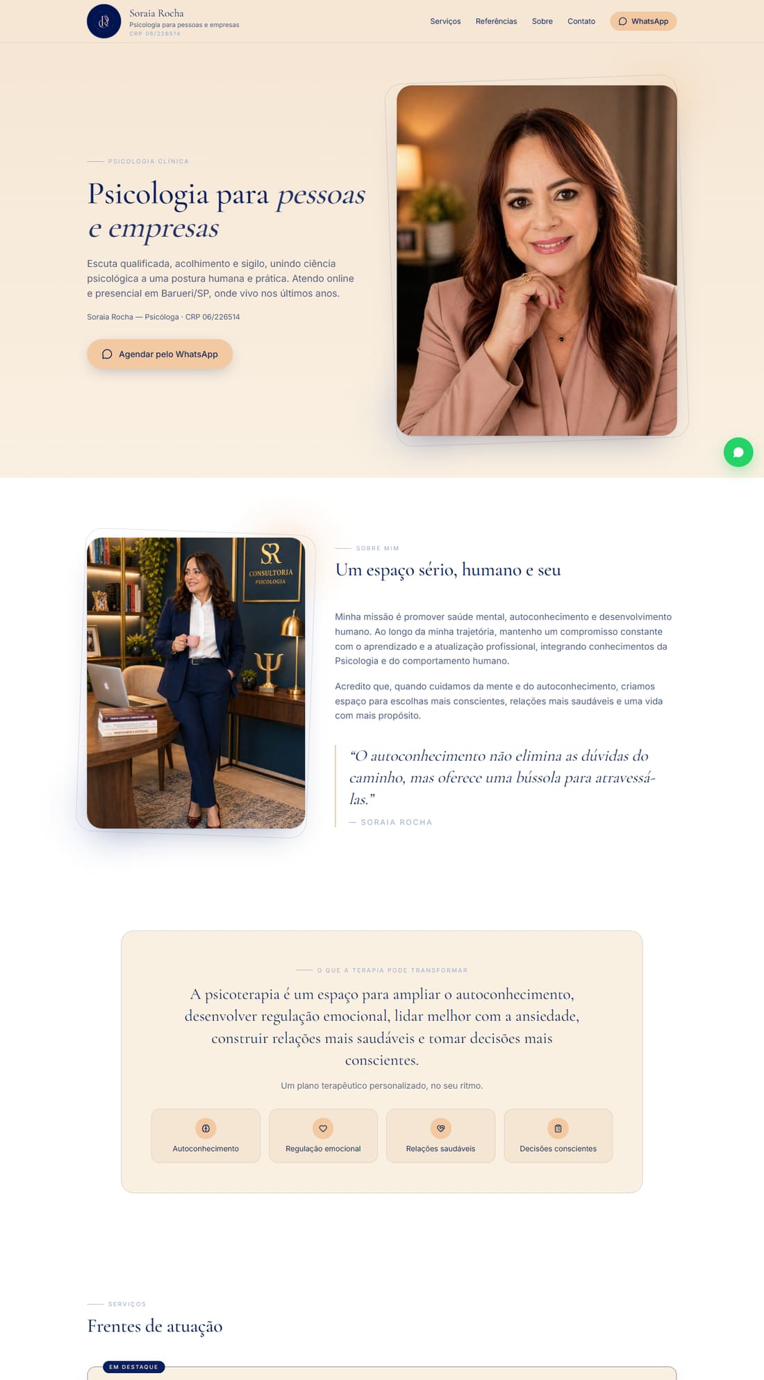 Site de Soraia Rocha