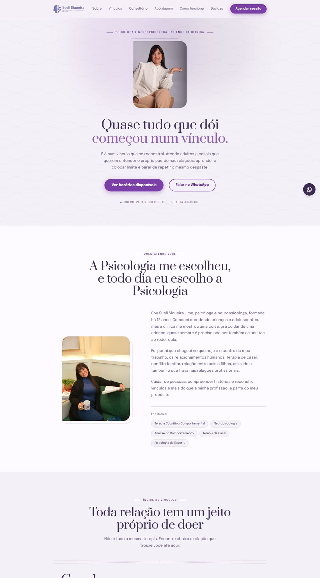 Site de Sueli Siqueira Lima