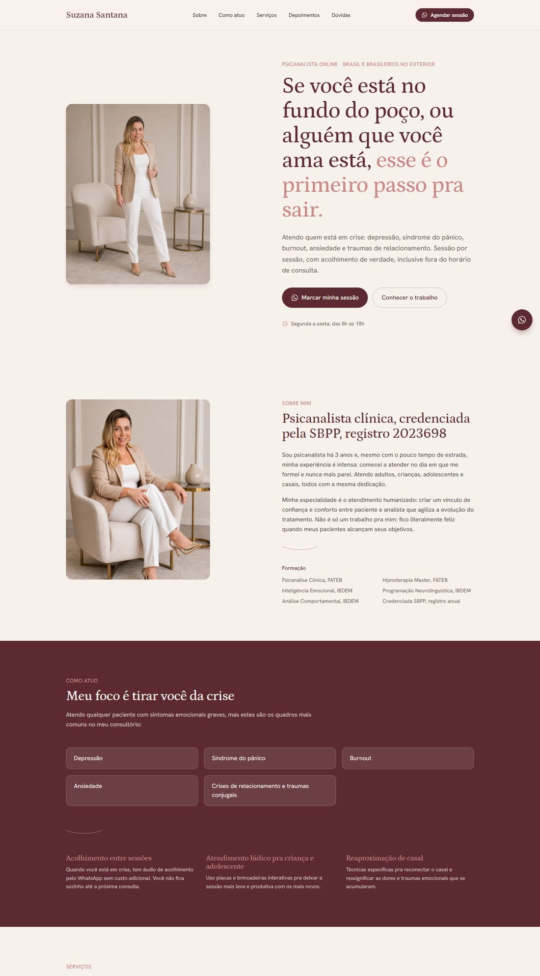 Site de Suzana Santana