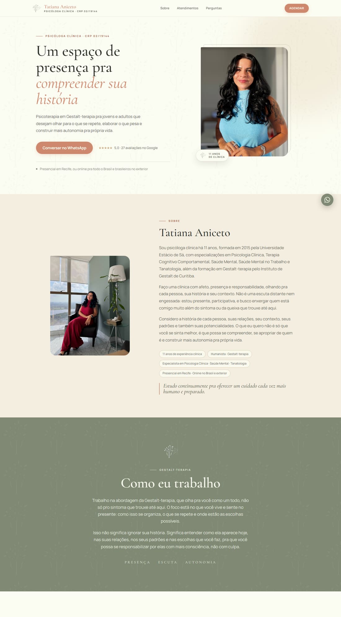 Site de Tatiana Aniceto