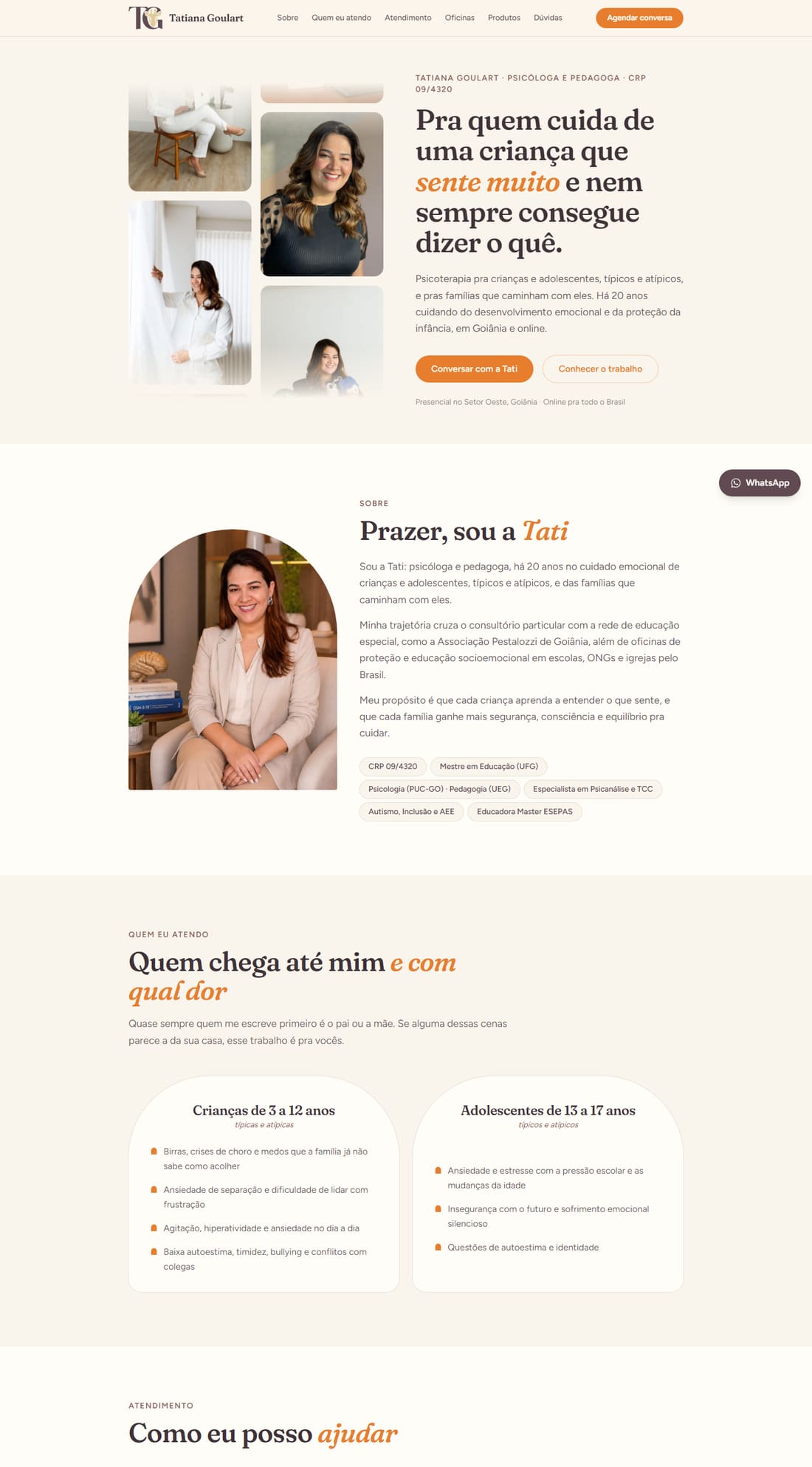 Site de Tatiana Goulart