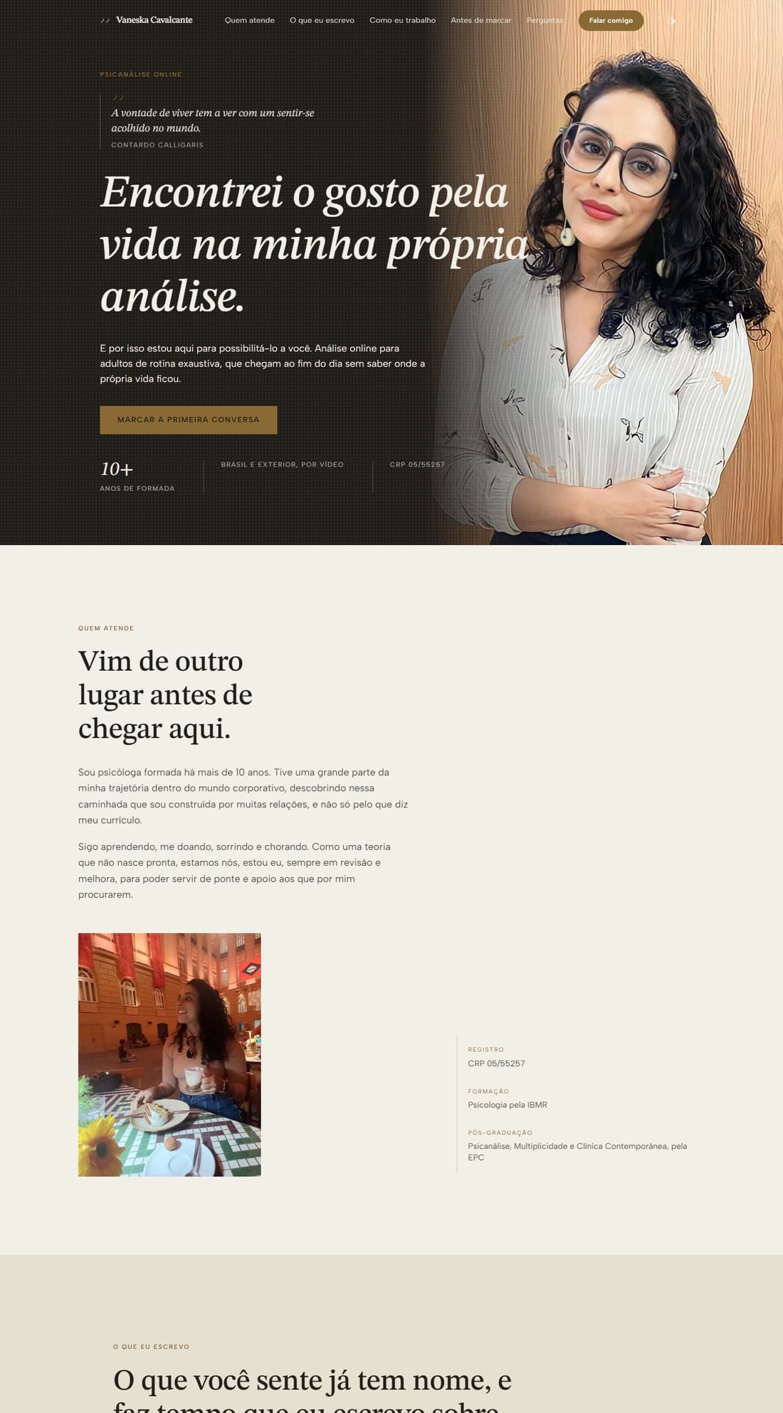Site de Vaneska Cavalcante